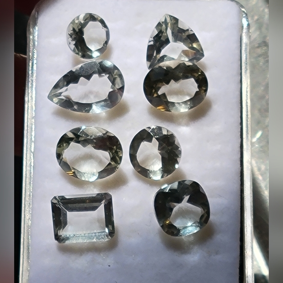 Prasiolite Gemstones 3ctw Total 1-2 Gemstones Madagascar - Picture 6 of 6